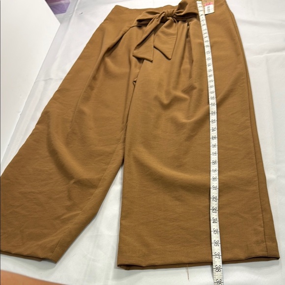 Daniel Cremieux Brown Capris with Tie Waist - Picture 4 of 8